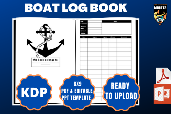 Boat Log Book for KDP Interior Design