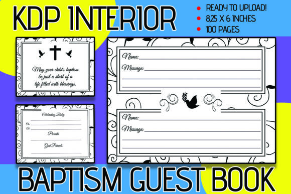 Creating Meaningful Moments: The Rise of Baptism Guest Book KDP Interior for Creative Entrepreneurs