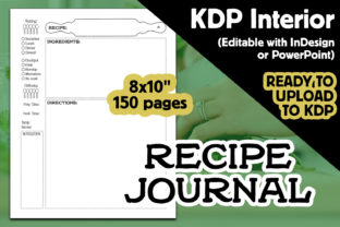 Customizable Recipe Journal KDP Interior: A Smart Start for Your Self-Published Cookbook