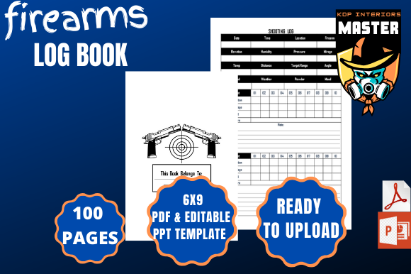 Firearms Log Book for Organized Record Keeping