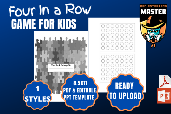 Four in a Row - Puzzle Book for Kids: A Smart Choice for Engaging Young Minds