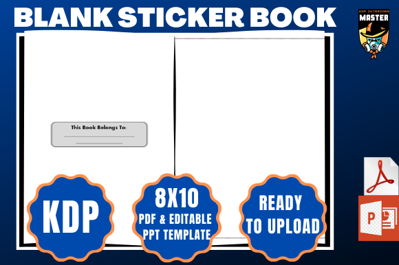 KDP Blank Sticker Book: A Practical Tool for Creatives and Entrepreneurs