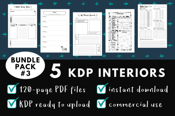 KDP Interior Pack 3 - 5 Templates: Practical Design Solutions for Real Authors