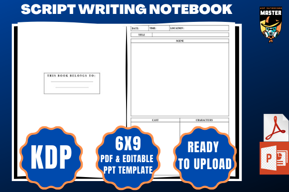 Kdp Script Writing Notebook: A Practical Guide to Avoiding Common Pitfalls