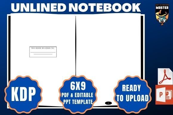 KDP Unlined Notebook for Creative Designers