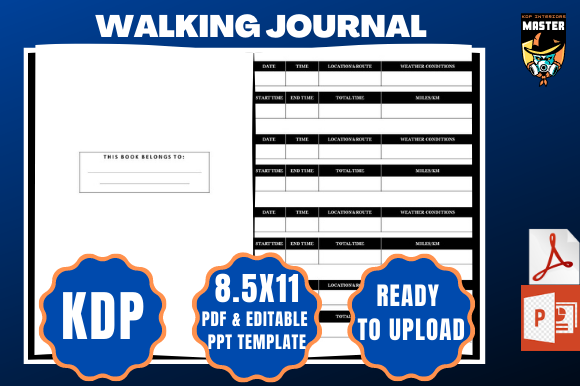 KDP Walking Journal for Creative Minds