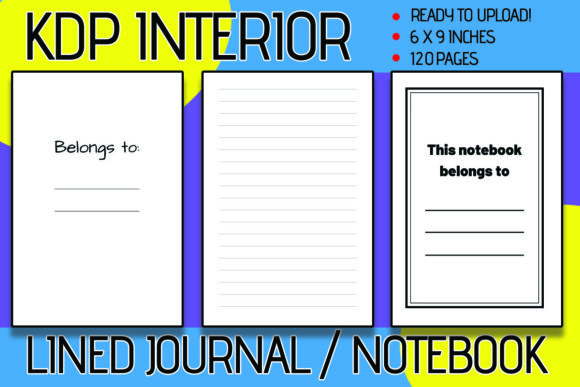 Lined Notebook Journal KDP Interior