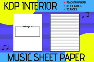 Professional Music Sheet Paper for KDP Interior Projects