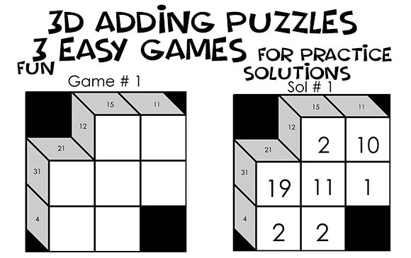 Unlocking Creativity with Easy 3D Adding Puzzles KDP Practice File