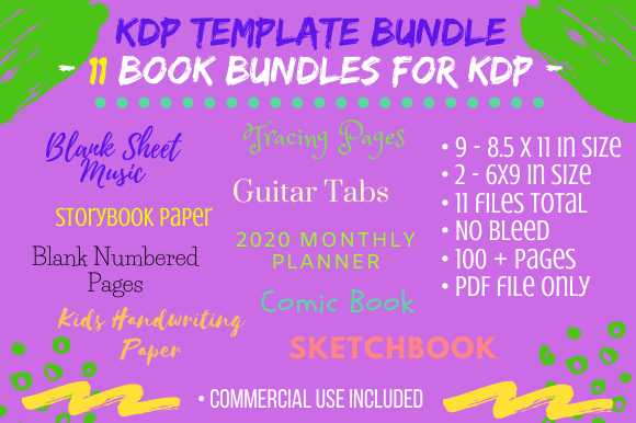 Unlocking Creativity with the 11 Fun Creative Book Template Bundle KDP